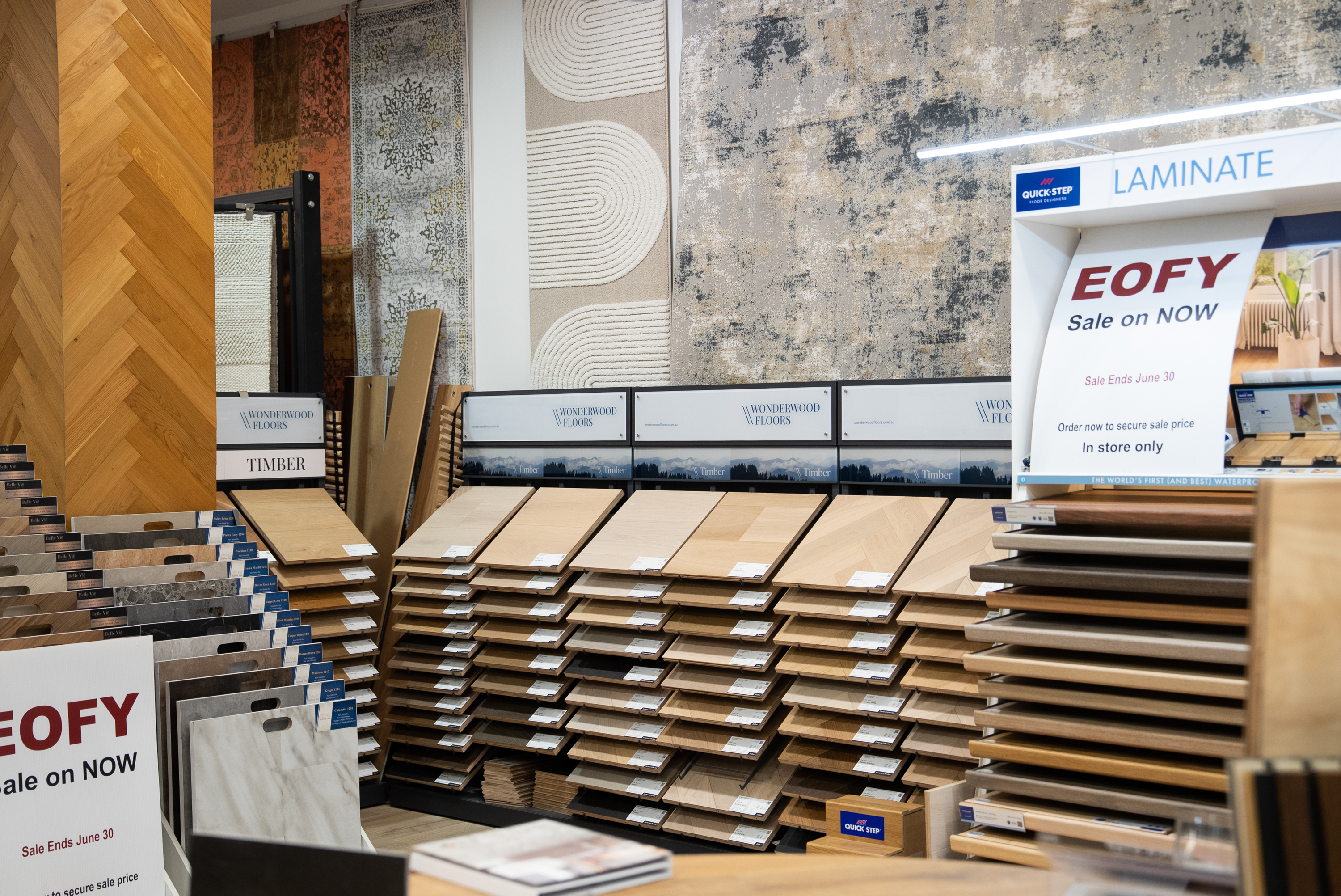 Showroom flooring project